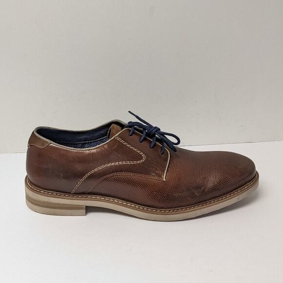 Steve Madden Costa Oxford, Brown Leather, Men\'s 11 M